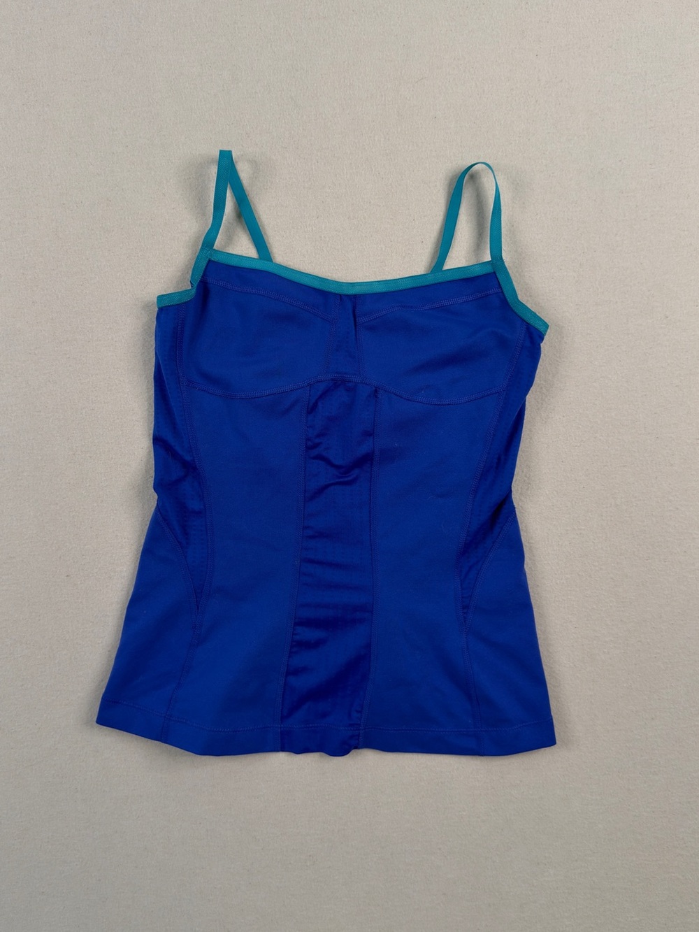 The North Face VaporWick Blue Athletic Tank Top Built In Bra Small
